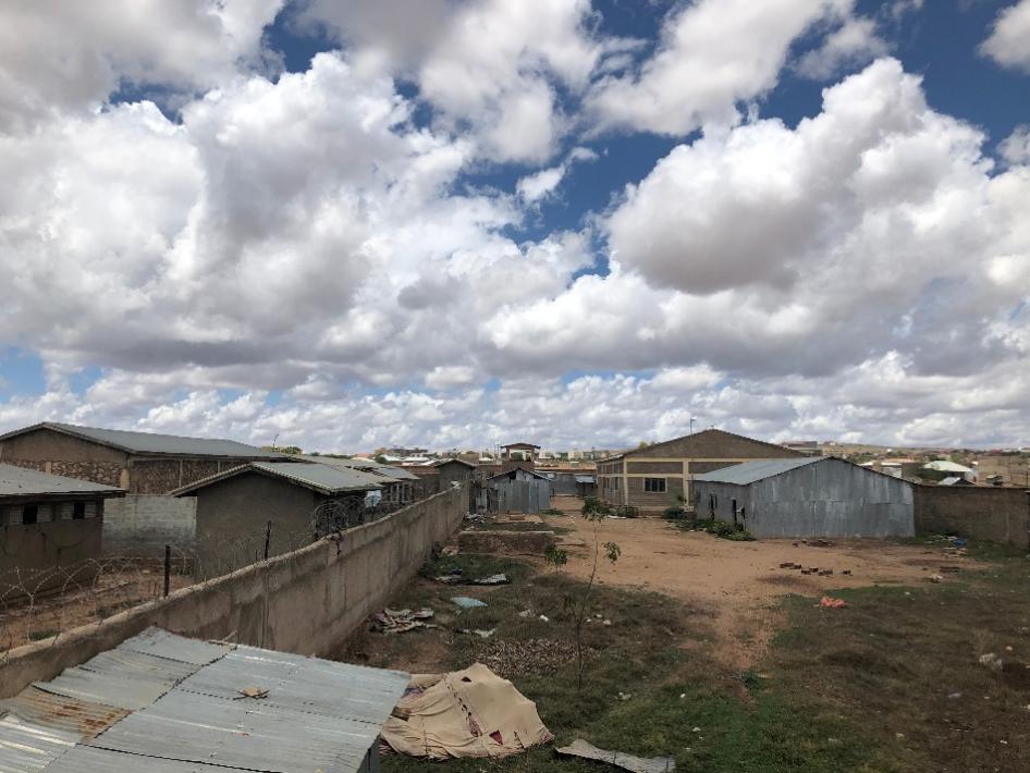 View of Jail Ogaden from one of the guard towers looking east, May 2019. © 2019 Felix Horne/Human Rights Watch 