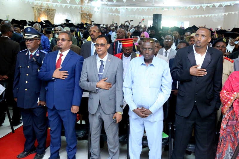munaasibada loo qabtay Arday dhamaysatay jaamacadda Tima-cadde ee Gebiley, 12 Sep 2019.