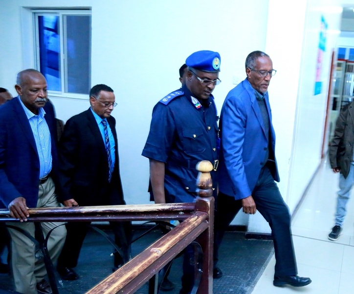 Madaxweyne Muuse Biixi Oo Cusbitaalka Gargaar Ku Booqday Gaashaanle dhexe Cali Maxamedow, 21 Jan 2020. Araweelo News Network
