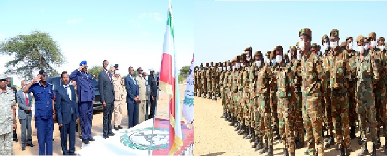Madaxweynaha Jamhuuriyadda Somaliland Muuse Biixi Cabdi oo tababar usoo xidhay dufcaddii koowaad ee Layli sarkaal dalka gudihiisa lagu tababaray, Dugsiga Tababarka Cabdullaahi Askar Image File Madaxtooyadda Somaliland 31 Oct 2020. Alt Araweelo News Network