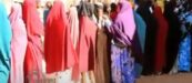 Women registering at one of Somaliland's registration centers in long queues in the Togdheer region, 27 December 2020, Image .Alt: Araweelo News Network.