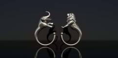 architecture-art.com_3D design ring elephant and lion 01