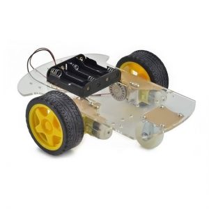 Kit Chassi 2WD Robô para Arduino Acrílico