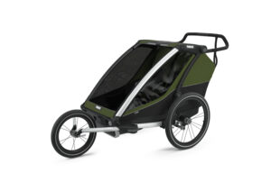 thule chariot cab cypress green jogging kit