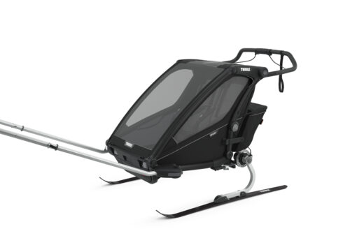 thule chariot sport 2 midninght black skiing kit
