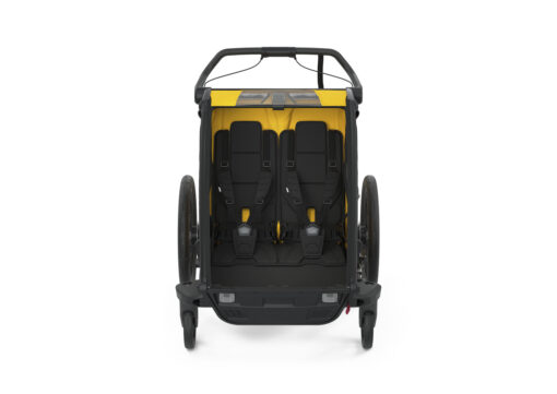 thule chariot sport 2 black spectra yellow interior