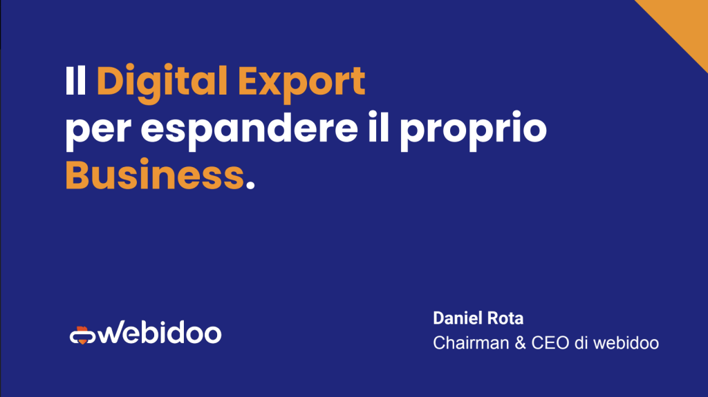 Il Digital Export per espandere il proprio Business.