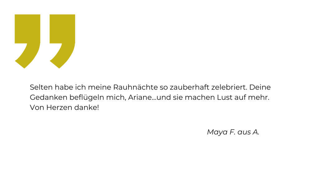 Feedback Rauhnächte(4)