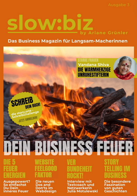 Cover Slow Biz Magazin - Ausgabe 3