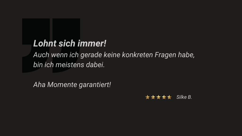 Kleine Änderungen selbst vornehmen