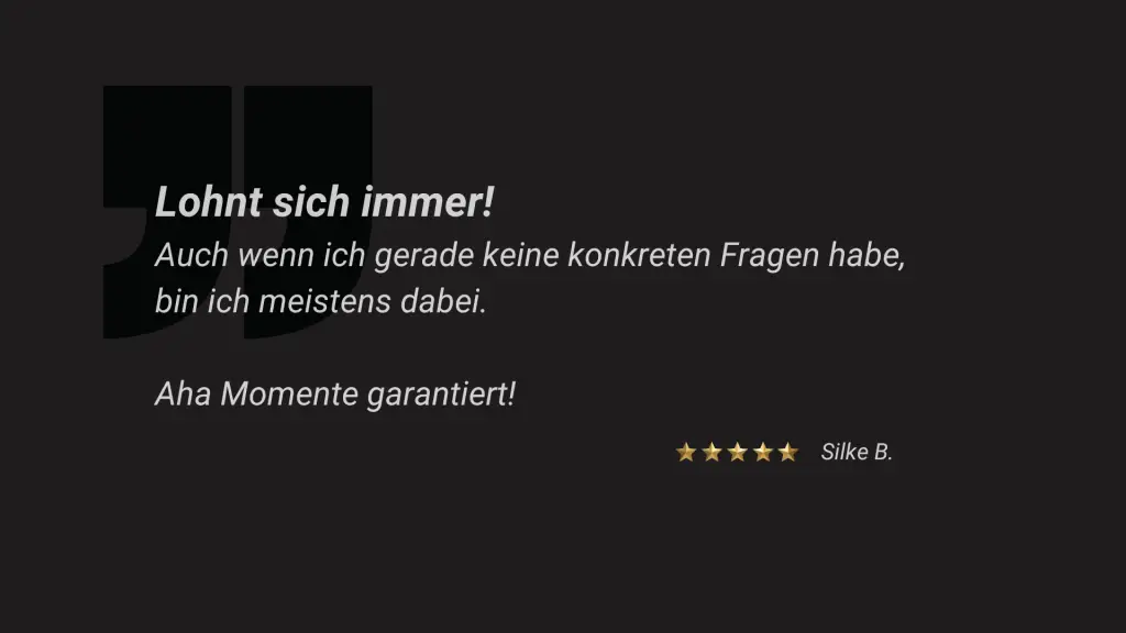 Kleine Änderungen selbst vornehmen