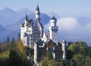 Slottet Neuschwanstein i Bayern