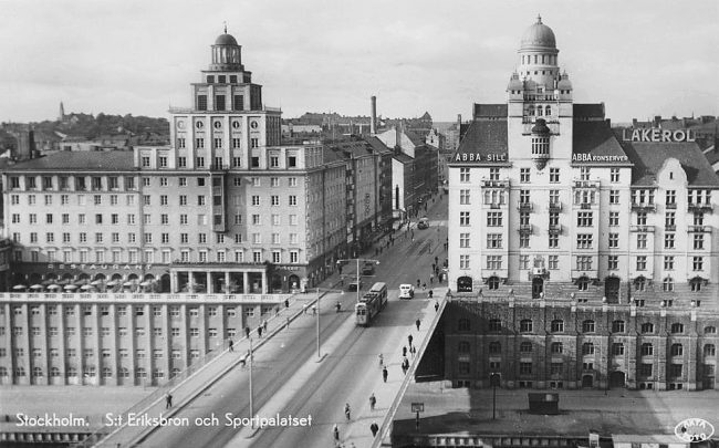 Sportpalatset (1930) och S:t Erikspalatset (1910), Stockholm