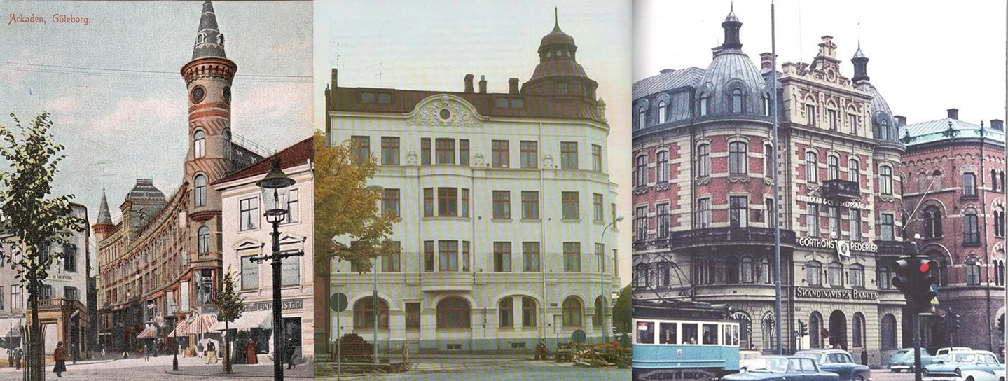 Vackra rivna byggnader i Göteborg, Lund och Helsingborg