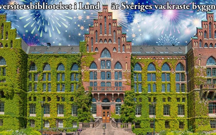 Sveriges vackraste byggnad är Universitetsbiblioteket i Lund