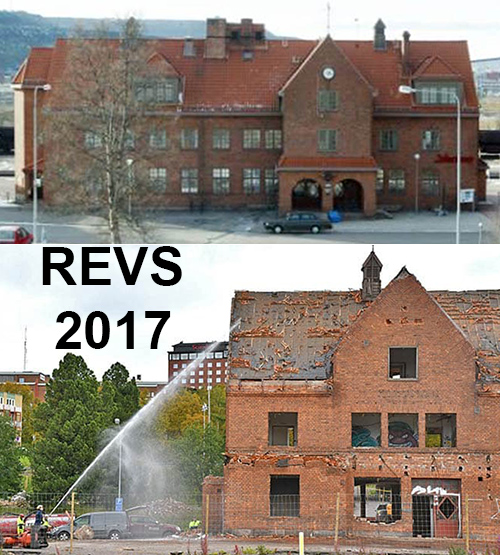 Kirunas centralstation revs 2017 trots att den var yggnadsminnesförklarad.