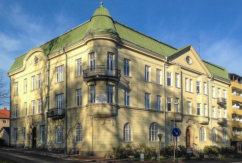 Gamla sparbankshuset är Filipstads vackraste byggnad.