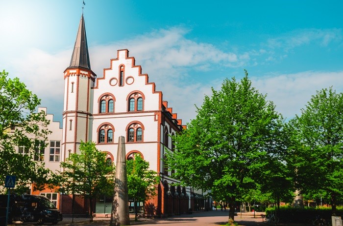 Biblioteket är Landskronas fjärde vackraste byggnad.