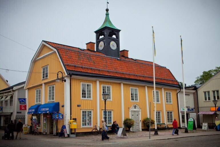 Rådhuset är Norrtäljes vackraste byggnad