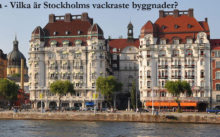 Lista - Stockholms vackraste byggnader.