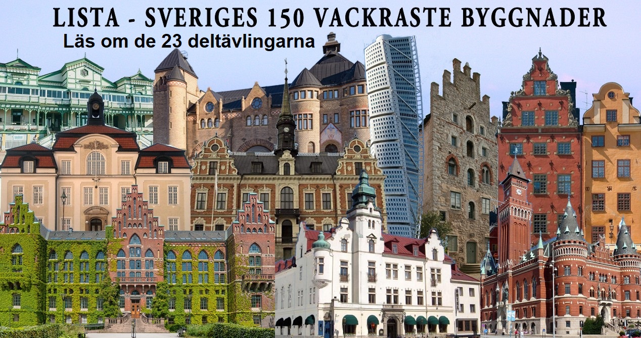 Sveriges vackraste byggnad. Läs om de 23 deltävlingarna.