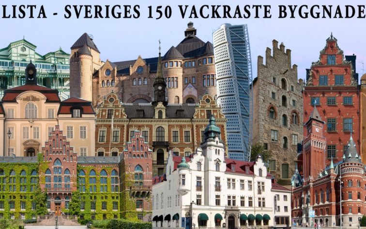 Lista - Sveriges 150 vackraste byggnader.