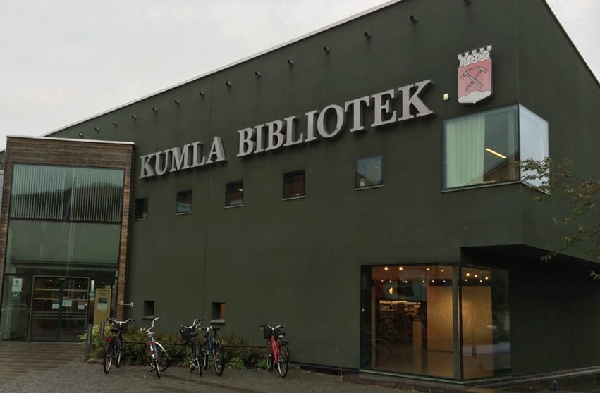 Biblioteket är Kumlas fulaste byggnad.