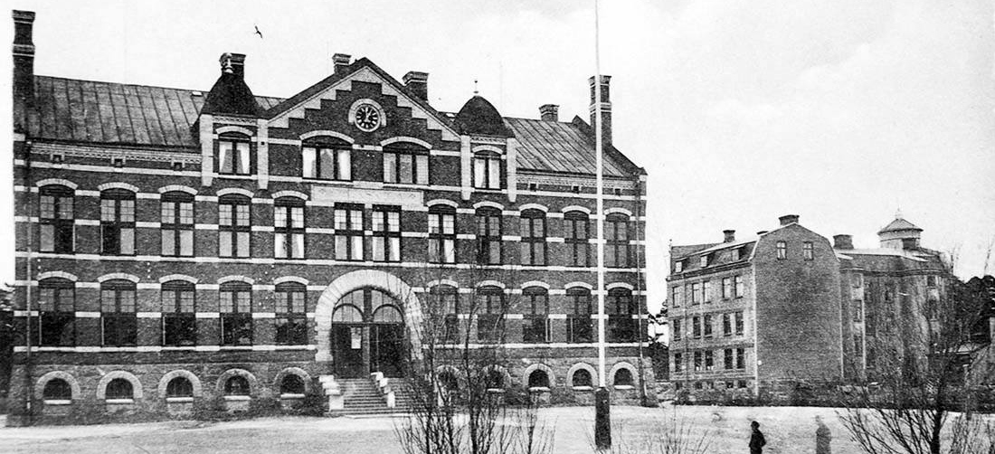 Den vackra Odenskolan revs för bygget av Odenhuset.