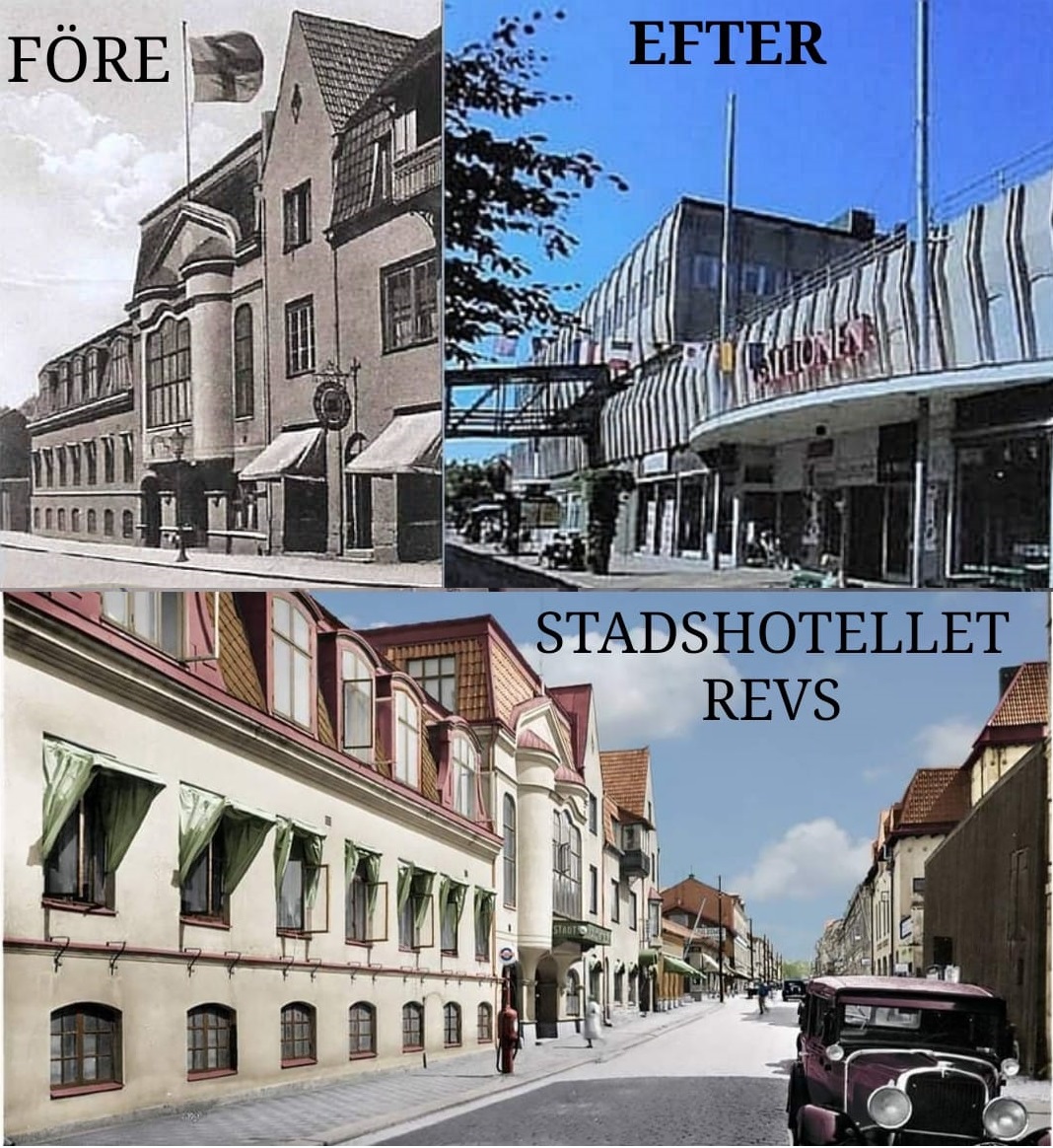 Stadshotellet revs för att Galleria Gallionen ville ha just den där platsen.