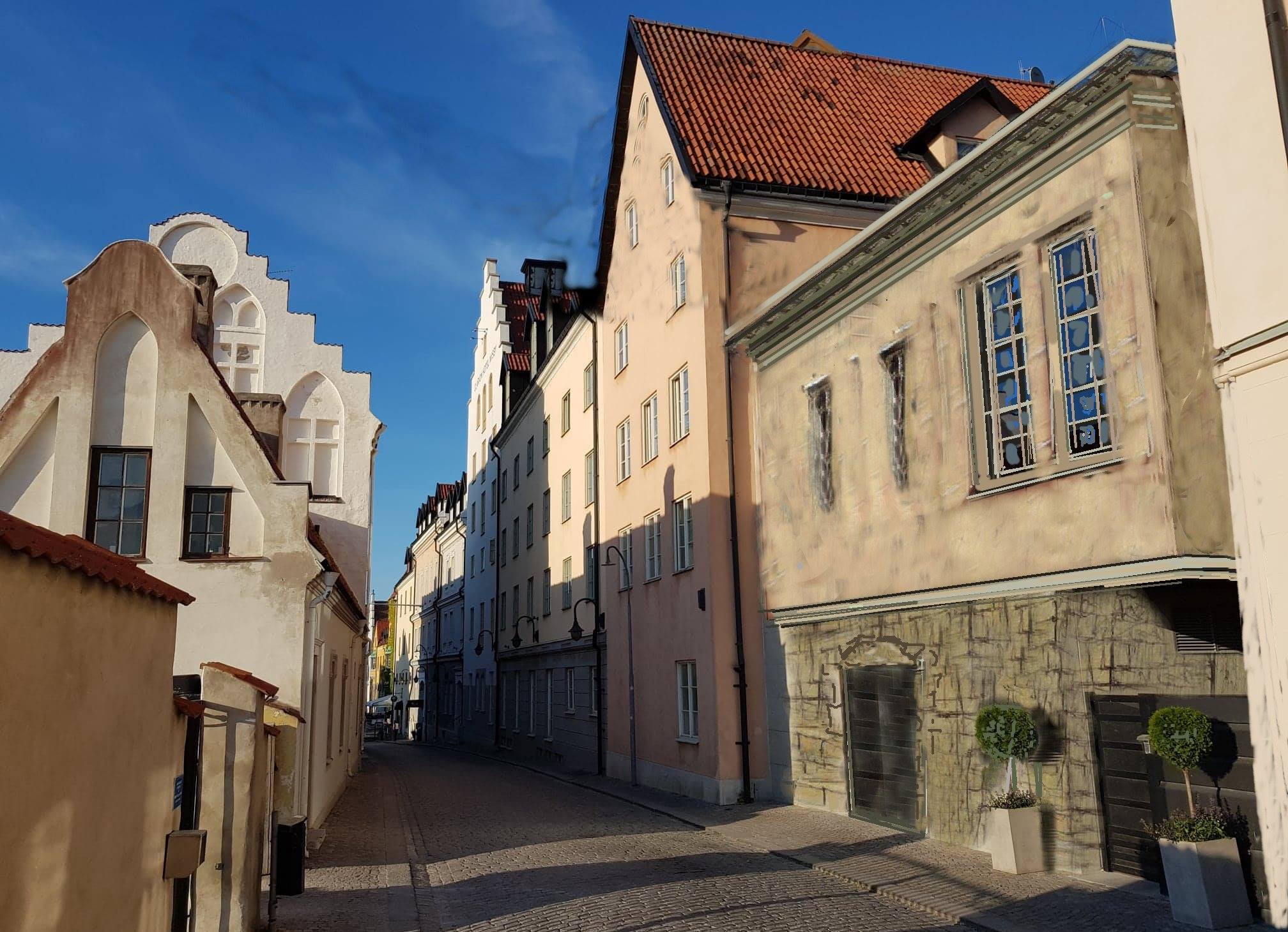 Förslag på försköning av Visby.