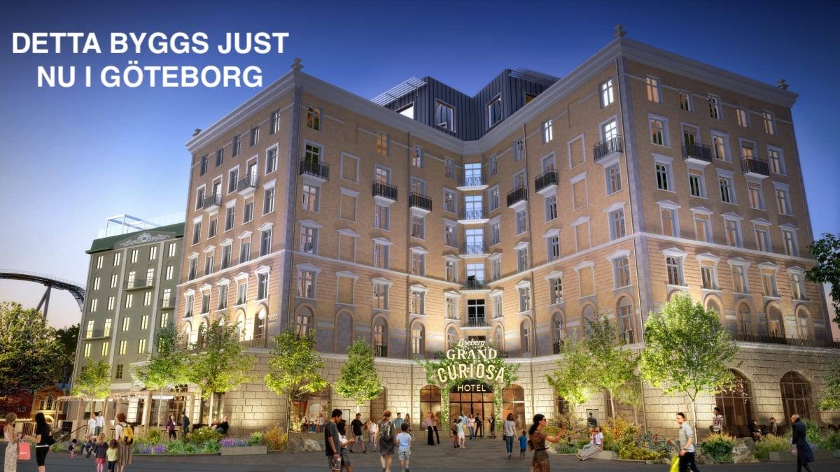 Grunden lagd för det nya hotellet i klassisk stil som ska ligga i anslutning till Liseberg i centrala Göteborg. Hotellet ska stå klart år 2023.