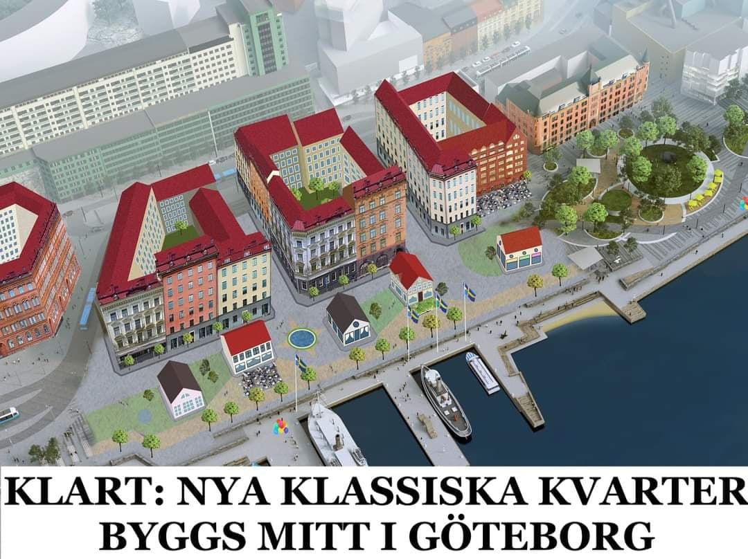 Skönheten vann över lådorna. Dessa vackra klassiska kvarter kommer att uppföras på absolut bästa läge i centrala Göteborg.