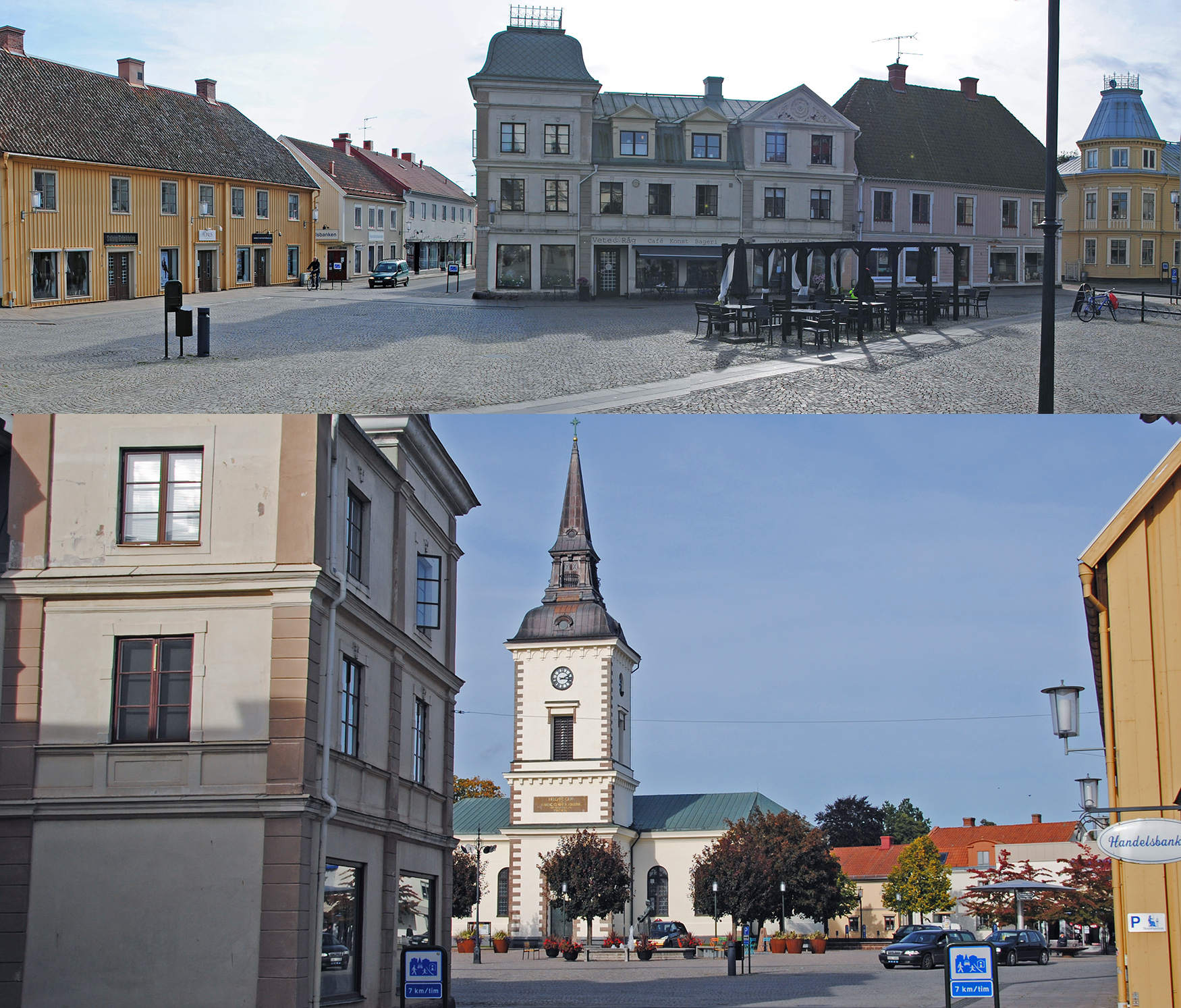 Är Stora torget i Hjo Sveriges vackraste torg?