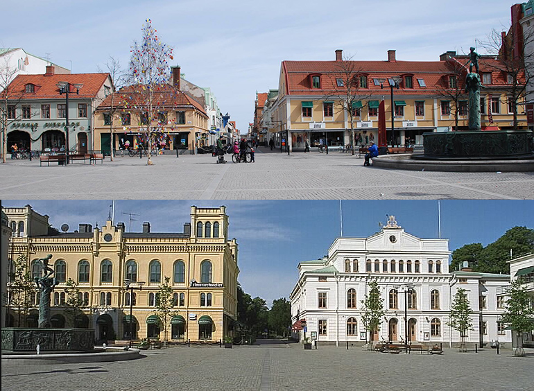 Är Larmtorget i Kalmar Sveriges vackraste torg?