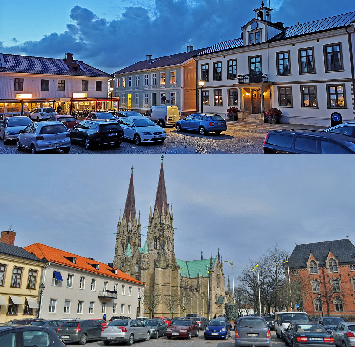 Är Stortorget i Skara Sveriges vackraste torg?