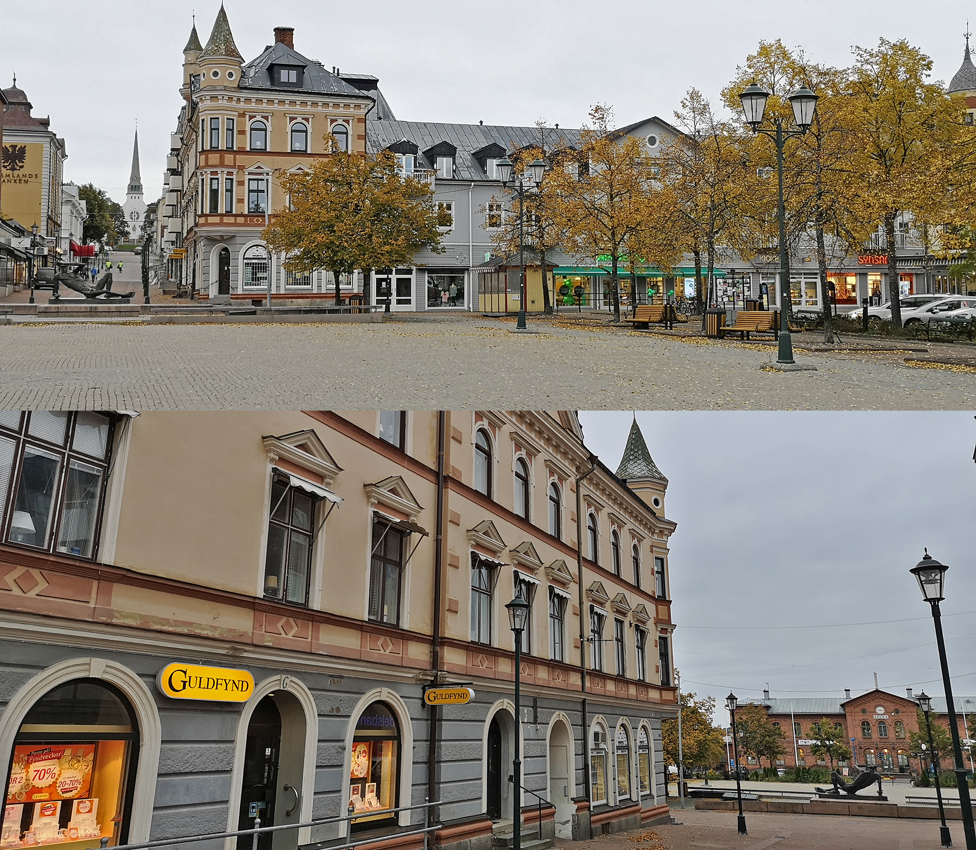 Torget i Arvika är Sveriges trettiofemte vackraste torg.