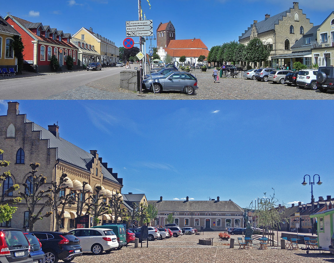 Båstads torg är Sveriges sjuttioåttonde vackraste torg.