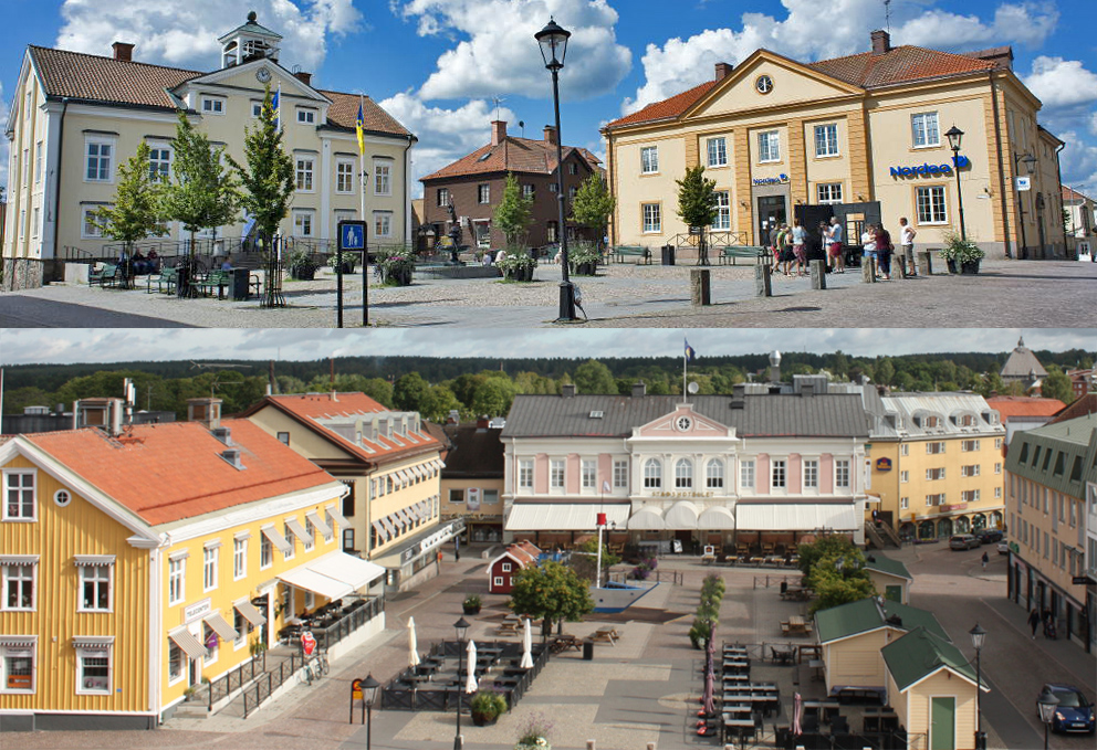 Stora Torget i Vimmerby är Sveriges åttiosjunde vackraste torg.