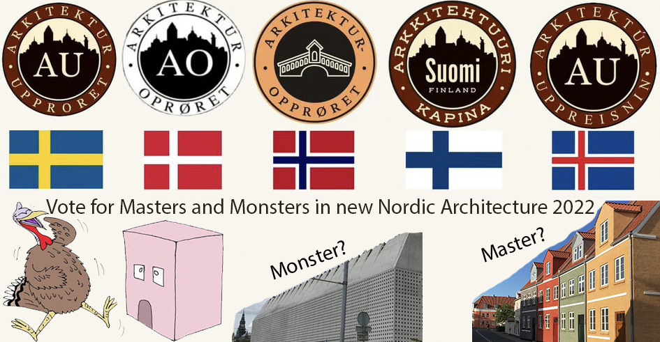 Vote for "Masters and Monsters in new Nordic Architecture 2022" (the MAMINNA reward)