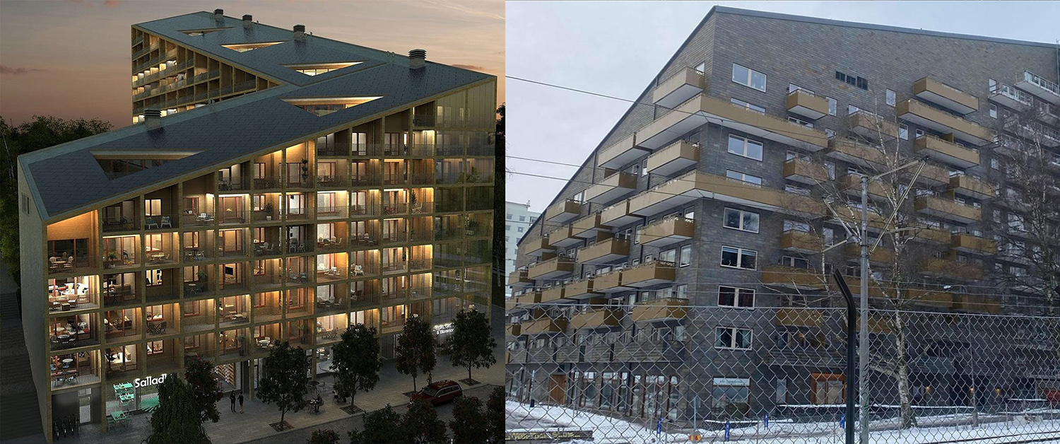 Tengbom är årets tredje lurigaste arkitekter med sin falska visionsbild