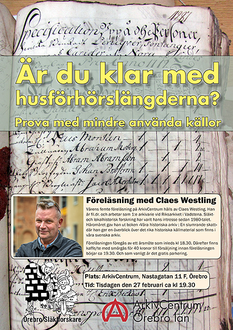 Föreläsning med Claes Westling