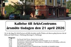 Kallelse till ArkivCentrums årsmöte