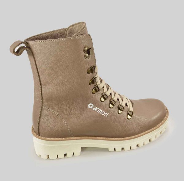 Botas hiking en cuero para mujer