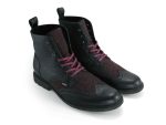 Botas en cuero negro para hombre marca armori