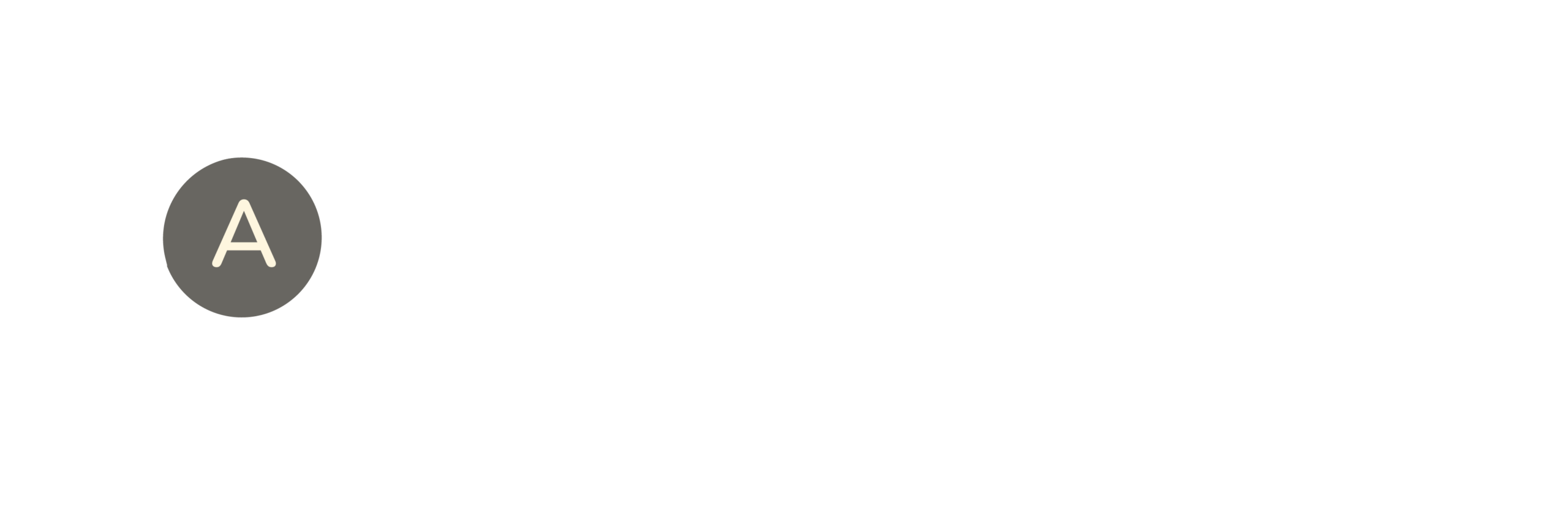 Logo en blanc d'Arsenio