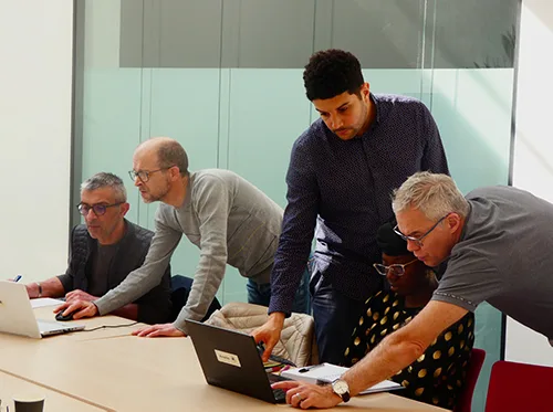 Photo de la formation BIM d'Arsenio en présentiel - Travail en groupe