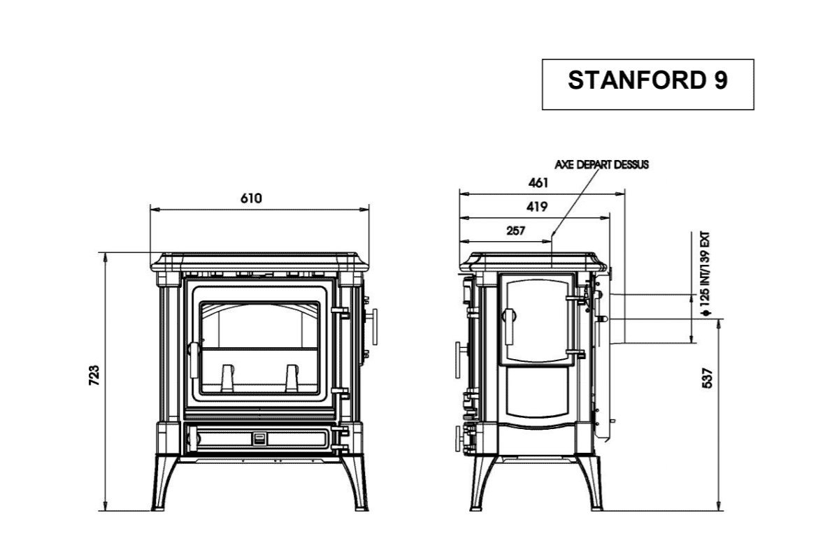 Nestor Martin Stanford 9 houtkachel-line_image