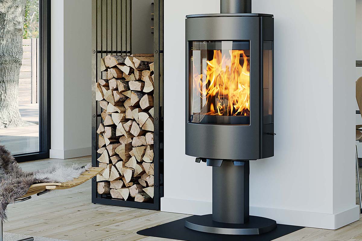 Dovre Astro 4CB/P met voet houtkachel-image