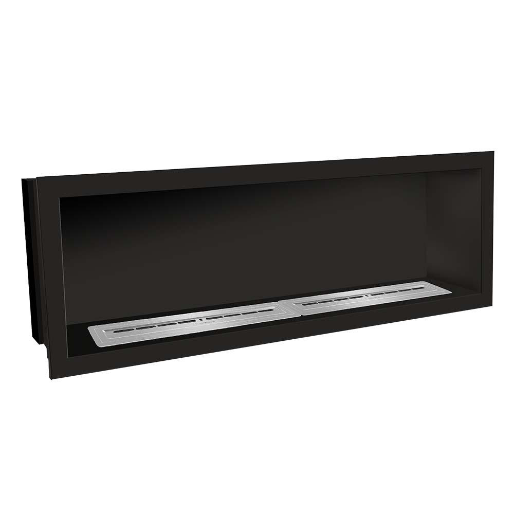 Icon Fires Slimline Firebox 2000 met 2x 800mm Slimline Brander-thumbnail