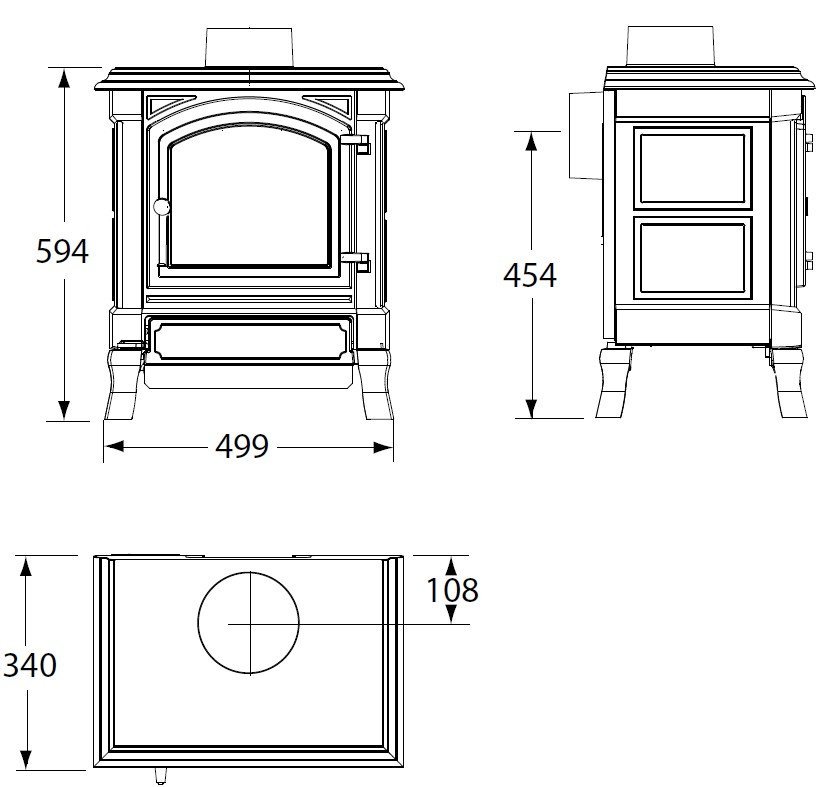 Nestor Martin H13 houtkachel-line_image